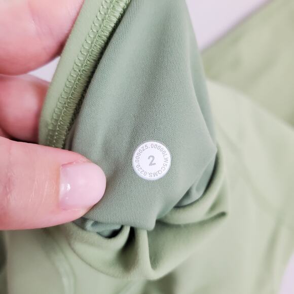Lululemon Invigorate High-Rise Tight Size 2 Womens 25" Vista Green Yoga Run Gym - Picture 5 of 9